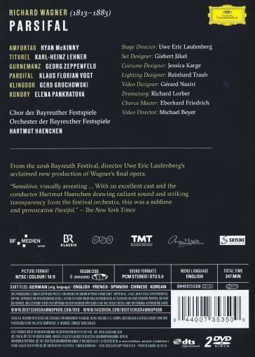 Klaus Florian Vogt, Orchester der Bayreuther Festspiele, Hartmut Haenchen: Wagner: Parsifal - DVD Foto #2