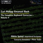 Miklós Spányi, Concerto Armonico, Péter Szűts: C.P.E. Bach: Keyboard Concertos, Vol. 4 - CD