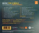 Christina Pluhar: Music for a While - CD Foto #2