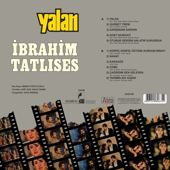 İbrahim Tatlıses: Yalan - Plak Foto #2