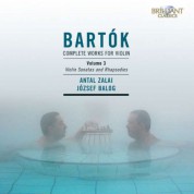 Antal Zalai, József Balog: Bartok: Complete Works for Violin Vol. 3 - CD