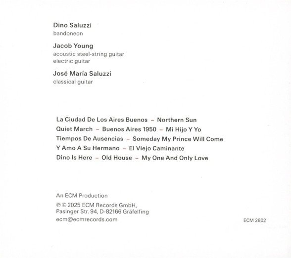 Dino Saluzzi: El Viejo Caminante - CD Foto #2