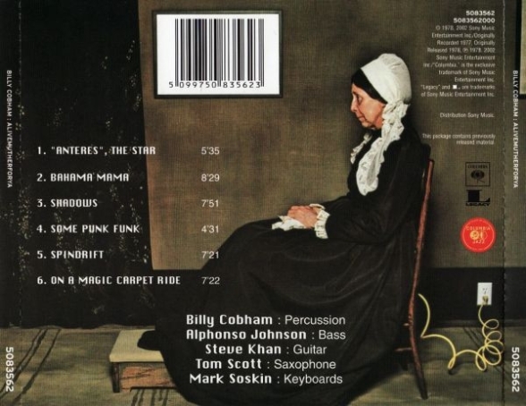 Billy Cobham, Steve Khan, Alphonso Johnson, Tom Scott: Alivemutherforya - CD Foto #2