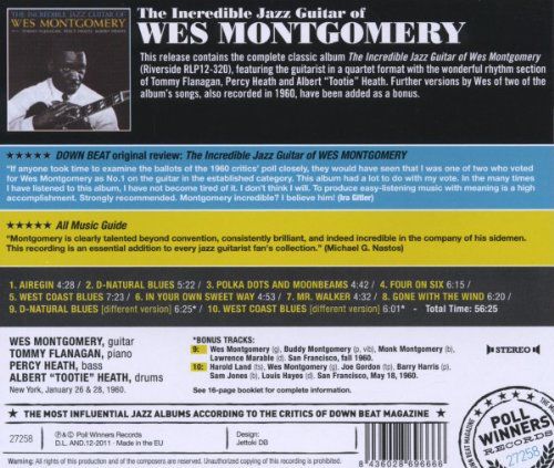 Wes Montgomery: The Incredible Jazz Guitar Of Wes Montgomery + 2 Bonus Tracks - CD Foto #2