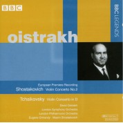 David Oistrakh: Shostakovich, Tchaikovsky: Violin Concerto 2, Violin Concerto in D - CD