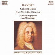 Handel: Concerti Grossi Op. 3, No. 3 and Op. 6, Nos. 4-6 - CD