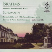 Gervase de Peyer, Daniel Barenboim, Melos Ensemble: Brahms / Schumann: Clarinet Sonatas 1&2/ Fantasiestücke - CD