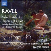 Leonard Slatkin, Orchestre National de Lyon: Ravel: Orchestral Works  (4 Daphnis Et Chloé / Une Barque Sur L'Océan) - CD