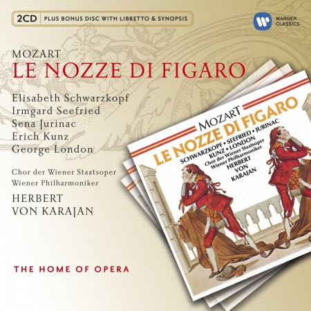 Irmgard Seefried, Elisabeth Schwarzkopf, Erich Kunz, Wiener Philharmoniker, Herbert von Karajan: Mozart: Le Nozze Di Figaro - CD