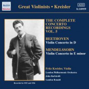 Fritz Kreisler: Beethoven / Mendelssohn: Violin Concertos (Kreisler) (1935-1936) - CD