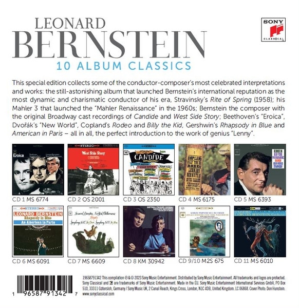 Leonard Bernstein - 10 Album Classics - CD Foto #2