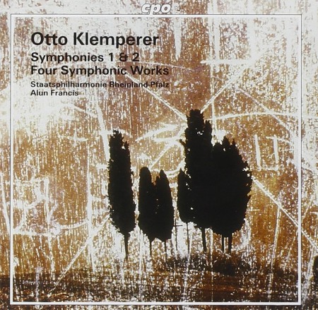 Staatsphilharmonie Rheinland-Pfalz, Alun Francis: Otto Klemperer - Symphonies 1 & 2 - Four Symphonic Works - CD
