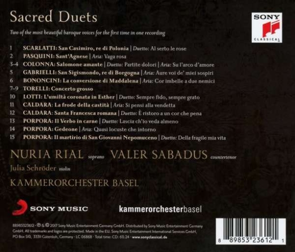 Valer Sabadus, Nuria Rial: Sacred Duets - CD Foto #2
