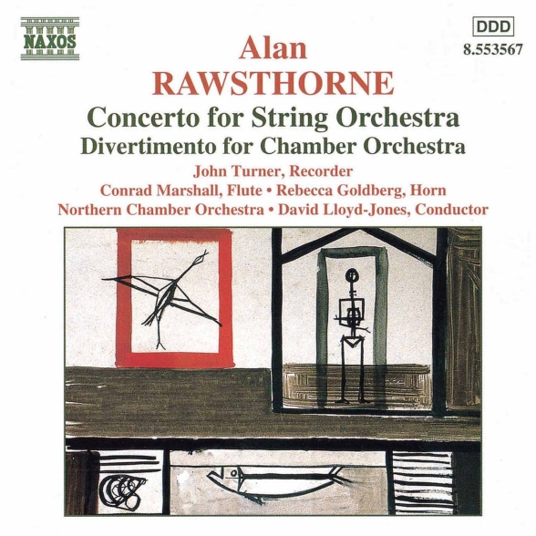 Rawsthorne: Concerto for String Orchestra / Divertimento / Elegiac Rhapsody - CD Foto #1