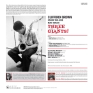 Clifford Brown, Sonny Rollins, Max Roach, Richie Powell, George Morrow: Clifford Brown, Sonny Rollins, Max Roach - Three Giants! (Gatefold Packaging. Photographs By William Claxton) - Plak Foto #2