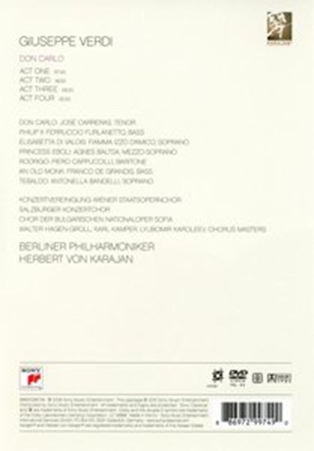 Herbert von Karajan, Berliner Philharmoniker, Jose Carreras, Agnes Baltsa: Verdi: Don Carlo - DVD Foto #2