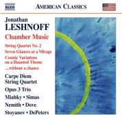 Carpe Diem String Quartet, Opus 3 Trio: Leshnoff: Chamber Music - CD