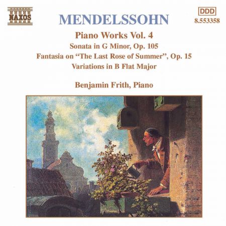 Mendelssohn: Sonata in G Minor / Fantasia, Op. 15 /  Variations, Op. 83 - CD