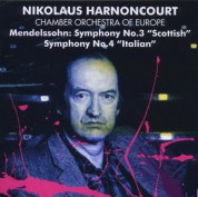 Chamber Orchestra of Europe, Nikolaus Harnoncourt: Mendelssohn: Symphony No 3 "Scottish" & No 4 "Italian" - CD