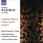 Gintaras Rinkevicius: Bajoras, F.: Symphony-Diptych / Violin Concerto / Exodus I - CD