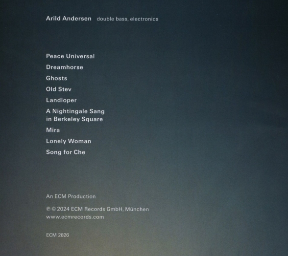 Arild Andersen: Landloper - CD Foto #2