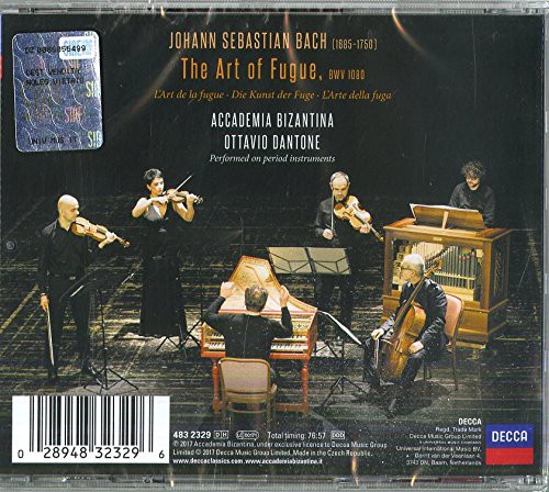 Accademia Bizantina, Ottavio Dantone: Bach: The Art of Fugue - CD Foto #2