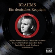 Rudolf Kempe: Brahms, J.: Deutsches Requiem (Ein) (Fischer-Dieskau, Grummer, Kempe) (1955) - CD