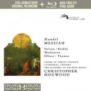 Emma Kirkby, Judith Nelson, Academy of Ancient Music, Christopher Hogwood: Handel: Messiah - CD