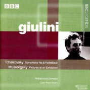 Carlo Maria Giulini, Philharmonia Orchestra: Tchaikovsky, Mussorgsky: Symphony No. 6 - Pathétique,  Pictures at an Exhibition - CD