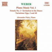 Weber: Piano Music, Vol. 1 - CD