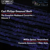 Miklós Spányi, Concerto Armonico, Péter Szűts: C.P.E. Bach: Keyboard Concertos, Vol. 3 - CD