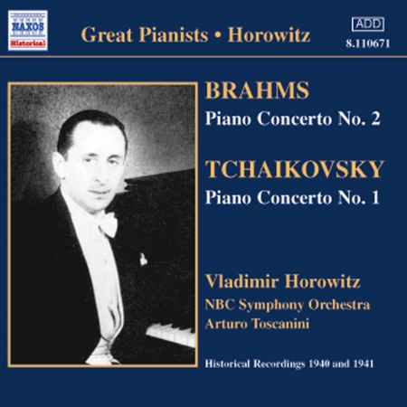 Vladimir Horowitz: Brahms / Tchaikovsky: Piano Concertos (Horowitz) (1940-1941) - CD