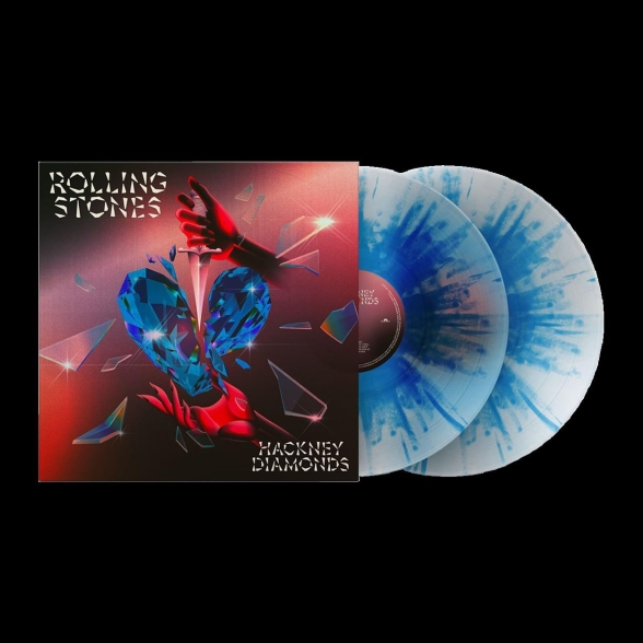 Rolling Stones: Hackney Diamonds (First Anniversary - Limited Edition - Clear & Blue Splatter Vinyl) - Plak Foto #1