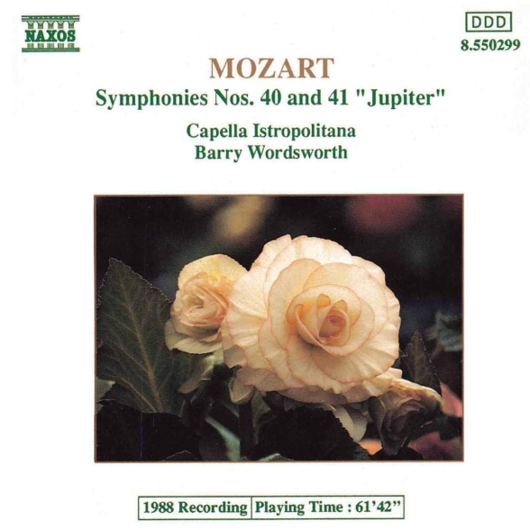 Capella Istropolitana, Wolfgang Amadeus Mozart, Barry Wordsworth: Mozart: Symphonies Nos. 40 and 41 - CD Foto #1