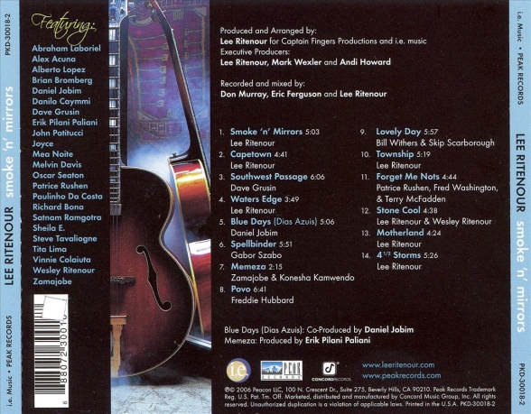 Lee Ritenour: Smoke N' Mirrors - CD Foto #2