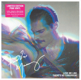 Freddie Mercury: Love Me Like There's No Tomorrow (Pink Vinyl) - Single Plak