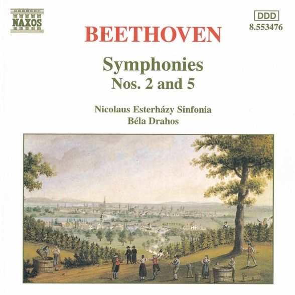Bela Drahos, Nicolaus Esterhazy Sinfonia: Beethoven: Symphonies Nos. 2 and 5 - CD Foto #1