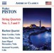 Piston: String Quartets Nos. 1, 3 & 5 - CD