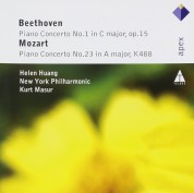 elen Huang, New York Philharmonic Orchestra, Kurt Masur: Beethoven/ Mozart: Piano Concerto No. 1/ Piano Concerto No. 23 - CD