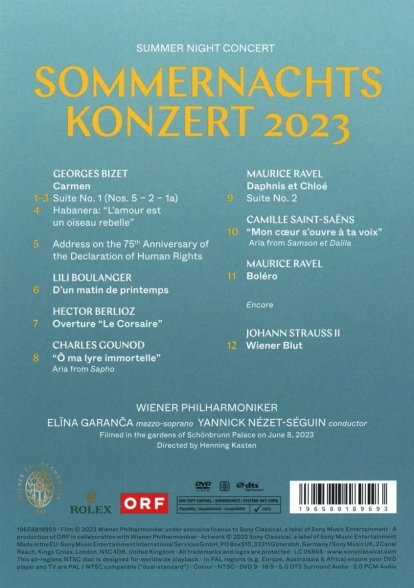 Wiener Philharmoniker, Yannick Nézet-Séguin, Elina Garanca: Sommernachtskonzert 2023 - DVD Foto #2