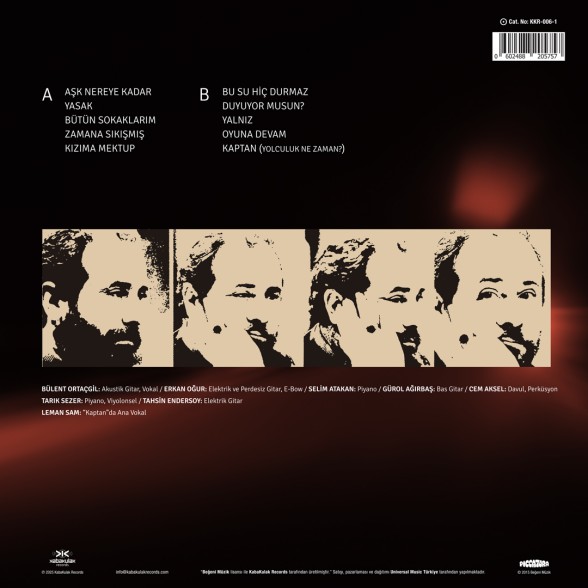 Bülent Ortaçgil: Oyuna Devam - Plak Foto #2