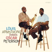 Louis Armstrong Meets Oscar Peterson - Limited Edition In Solid Blue Colored Vinyl. - Plak