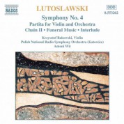 Polish National Radio Symphony Orchestra, Antoni Wit: Lutoslawski: Symphony No. 4 / Violin Partita / Chain II / Funeral Music - CD