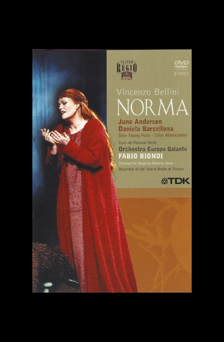 June Anderson, Daniela Barcellona, Ildar Abdrazakov, Leonardo Melani,  Europa Galante, Fabio Biondi: Bellini: Norma - DVD | Opus3a