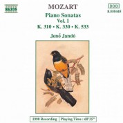 Jenö Jandó: Mozart: Piano Sonatas, Vol. 1 (Piano Sonatas Nos. 8, 10 and 15) - CD