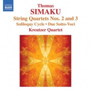 Kreutzer Quartet: Simaku: String Quartets Nos. 2 and 3 / Soliloquy I-Iii - CD