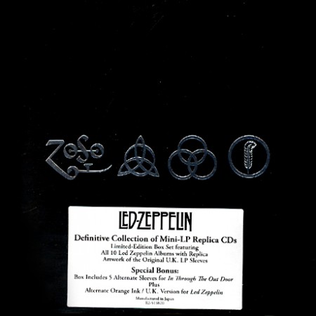 Led Zeppelin: Definitive Collection of Mini-LP Replica CD's - CD