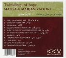 Mahsa Vahdat, Marjan Vahdat: Twinklings of hope - CD Foto #2