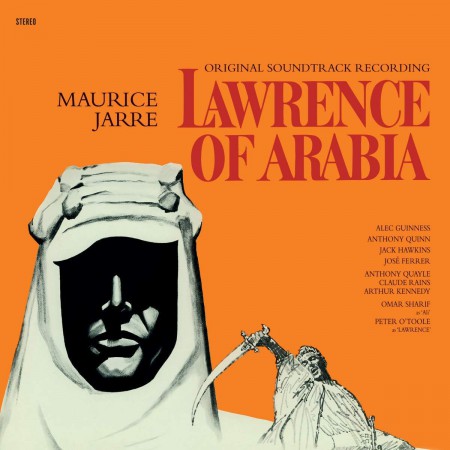 Maurice Jarre: OST - Lawrence Of Arabia Soundtrack - Limited Edition in Transparent Red Colored Vinyl. - Plak