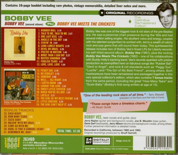 Bobby Vee + Bobby Vee Meets The Crickets - CD Foto #2